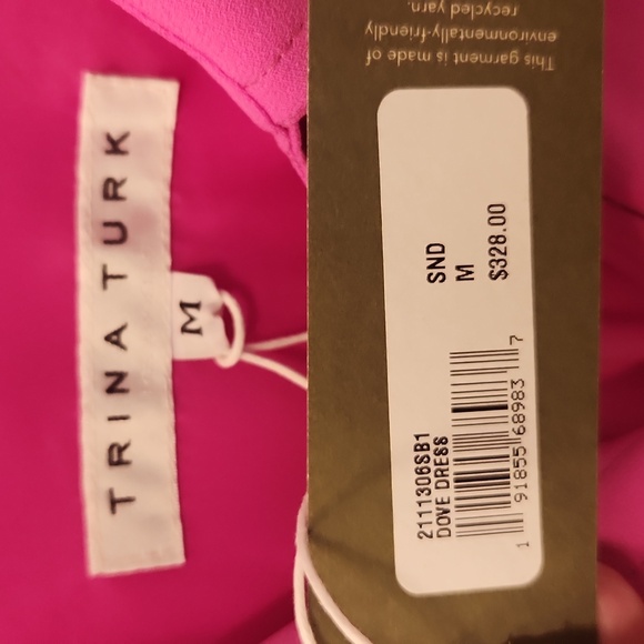 NWT Trina Turk Dove Dress - Picture 3 of 7